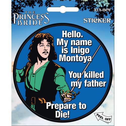 The Princess Bride Inigo Montoya Sticker