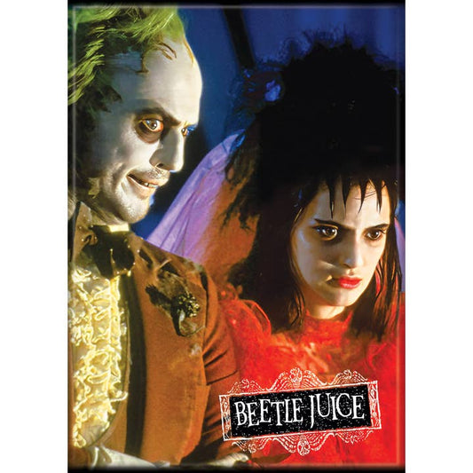 Beetlejuice And Lydia  2.5" x 3.5"