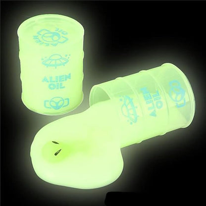 Alien Glow - In - The Dark Oil Slime with Alien Figure