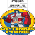 Transformers Optimus Prime on Blue Sticker