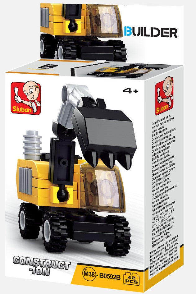 Sluban Construction Vehicle Assortment