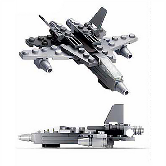 Sluban Military Airplane Builder Building  Blocks Kit (42 Pcs)