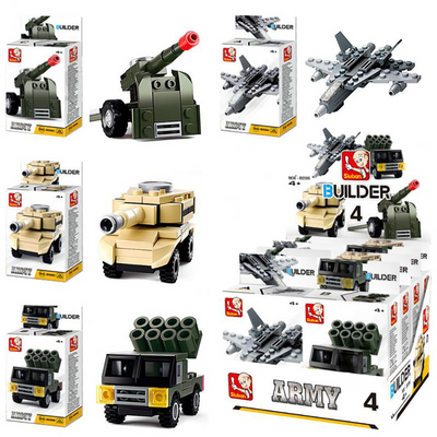 Sluban Military Vehicle Assortment