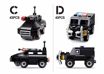 Sluban Police Theme Building Block Toy M38-B0595 - Assorted Styles