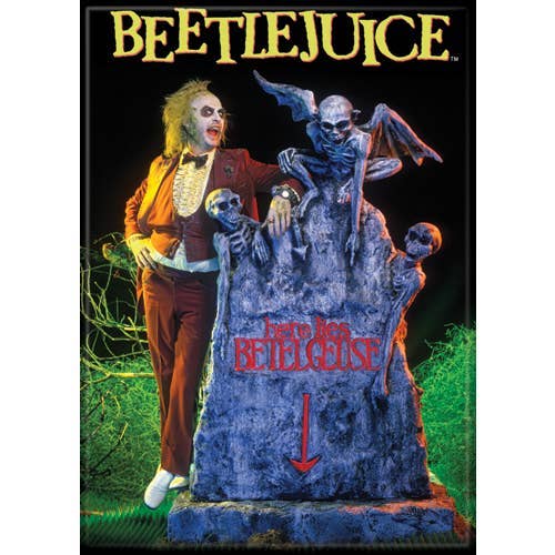 Beetlejuice Here Lies Magnet