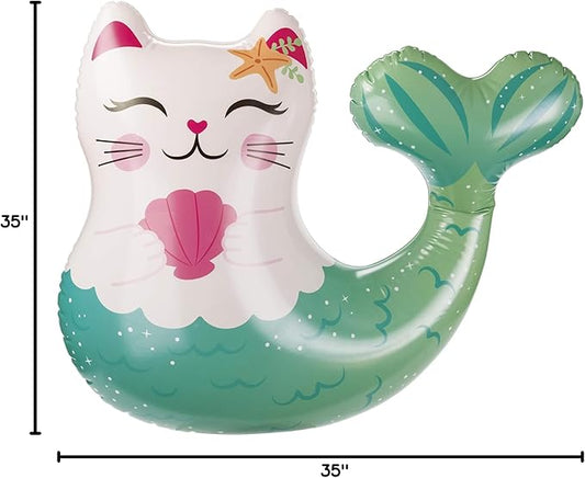 Toysmith Bobbin' Buddies Inflatable Mer Kitty Water Floatie