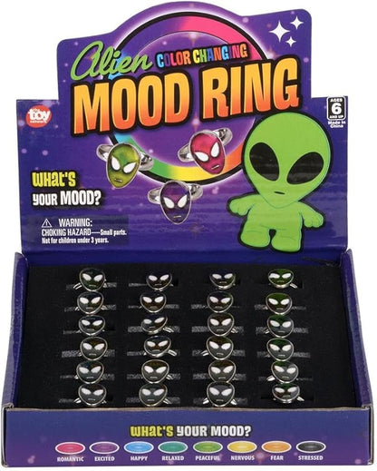 1/2"  Alien Mood Ring  8 Different Moods