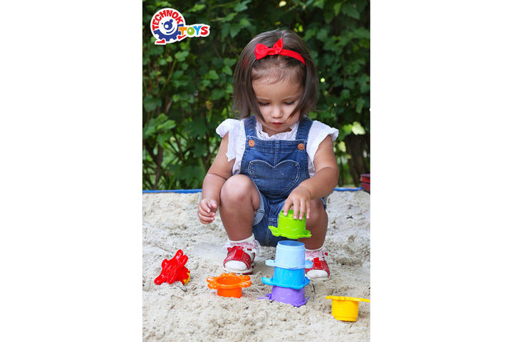 Stacking Cups Sea Animal Shapes 7 Piece Set