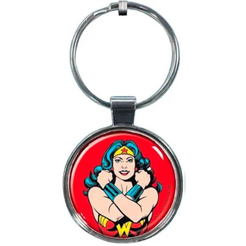 DC Comics Wonder Woman On Red Key Chain