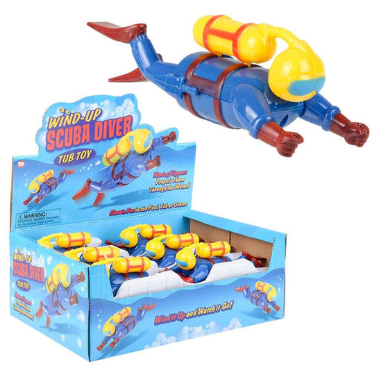 7.5 Inch Wind-Up Scuba Diver