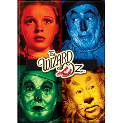 Wizard of Oz Cast In Color  Magnet 2.5" x 3.5"