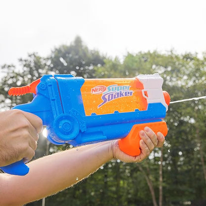 Nerf Super Soaker Flip Fill Water Blaster - 4 Spray Styles, Fast Fill, 30 Fluid Ounce