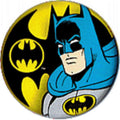 DC Comics Batman With Logo 1.25 Inch Button