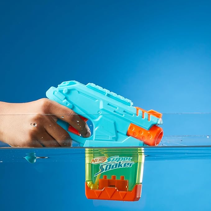 Nerf Super Soaker Mini  Dunk Fill Water Blaster - 3.4 Fluid Ounce Tank