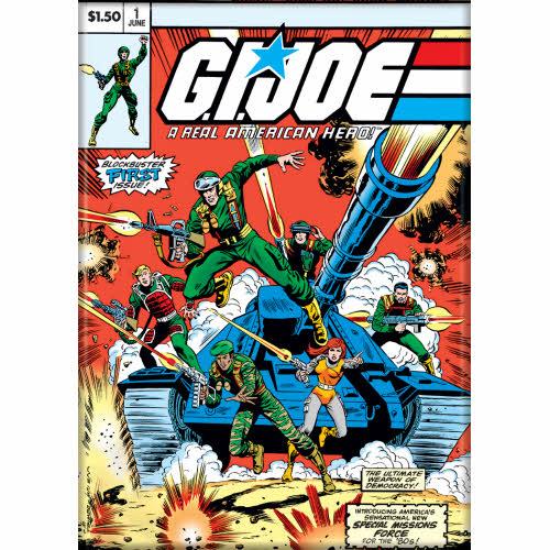G.I. Joe Comic 1 Tank Magnet