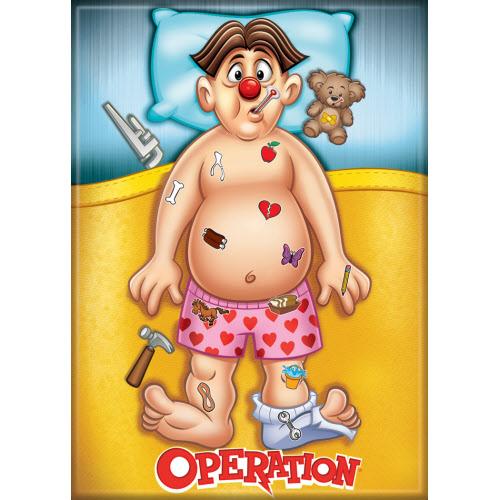 Operation Hasbro Gaming Magnet 2.5" x 3.5"