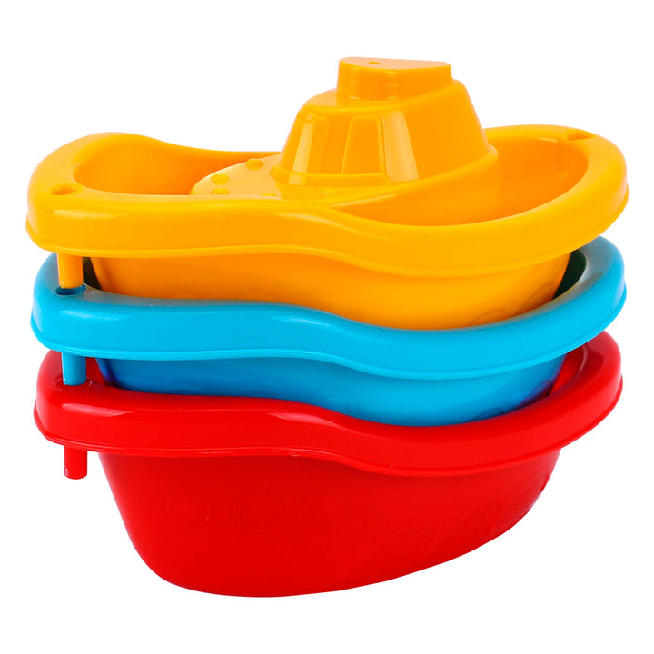 Technok Fun Boats Water Toys - 6 Piece Set (Perfect for the Pool, Beach, and Ocean)
