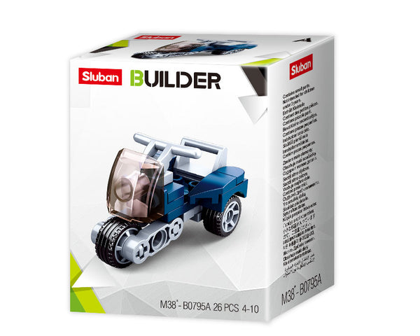 Sluban Builder Master 12 Builder Building  Blocks Kit  Assortment  12 styles (25 - 36 Pcs)