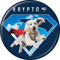 Superman 2025 Krypto On Cloud Logo 1.25 Inch Button