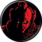 IT Welcome To Derry Pennywise Red And Black Art 1.25 Inch Button