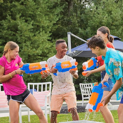 Nerf Super Soaker Flip Fill Water Blaster - 4 Spray Styles, Fast Fill, 30 Fluid Ounce