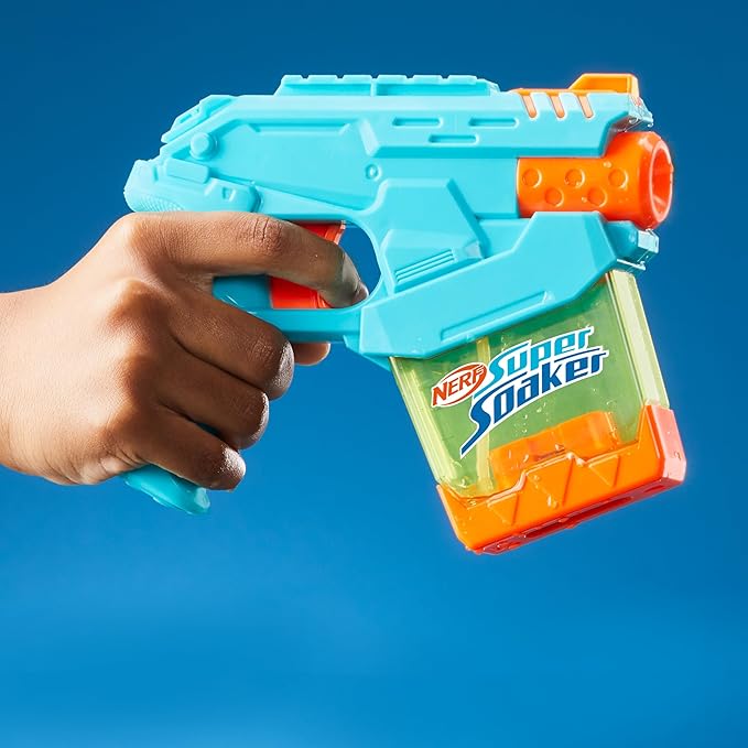 Nerf Super Soaker Mini  Dunk Fill Water Blaster - 3.4 Fluid Ounce Tank