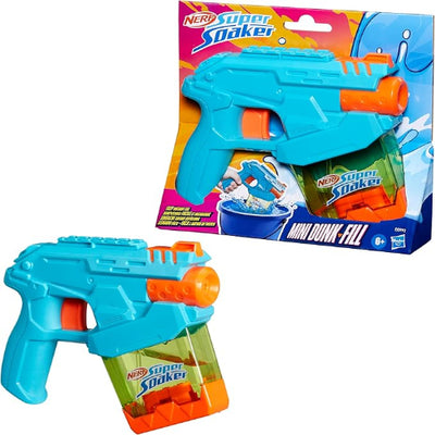 Nerf Super Soaker Mini  Dunk Fill Water Blaster - 3.4 Fluid Ounce Tank