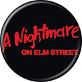 A Nightmare On Elm Street Logo 1.25 Inch Button
