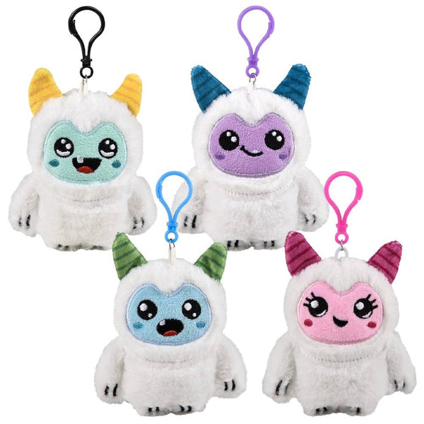 Yeti Plush Backpack Clip On  - Assorted Styles (Copy)