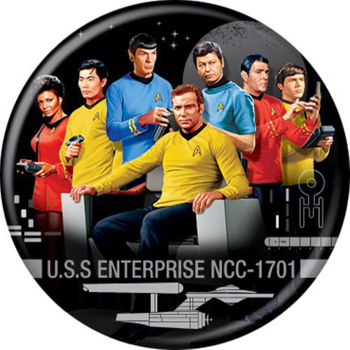 Star Trek S1 Cast Render 1.25 Inch Button