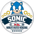 Sonic The Hedgehog Worlds Finest Hedgehog 1.25 Inch Button