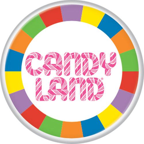 Candyland Hasbro Gaming  Pushback Button Round 1.25-Inch