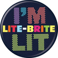 Lite Brite 1.25 Inch Button