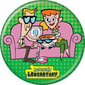 Dexter's Laboratory Family On Couch 1.25 Inch Button