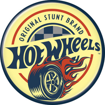 Hot Wheels Original Stunt Brand 1.25 Inch Button