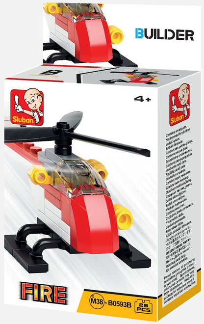 Sluban Fire Vehicle M38-B0593 Building Set - Assorted Styles