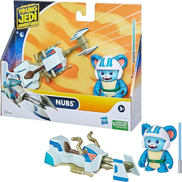 Star Wars Nubs Figure And Speeder Bike