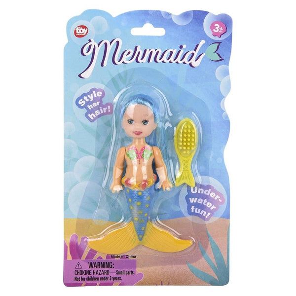 Mermaid Doll with Hairbrush
