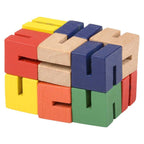 6" WOODEN TWIST CUBE LLB Wood Toy