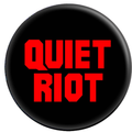 Quiet Riot Logo 1.25 Inch Button