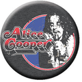 Alice Cooper Circle 1.25 Inch Button