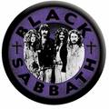Black Sabbath Band Circle 1.25 Inch Button