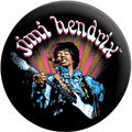 Jimi Hendrix Rays 1.25 Inch Button