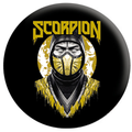 Mortal Kombat Scorpion 1.25 Inch Button