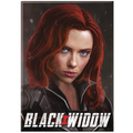 Black Widow Close Up Magnet