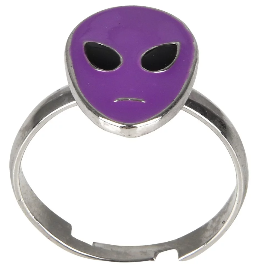 Glow-in-the-Dark Alien Ring