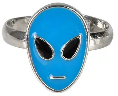 Glow-in-the-Dark Alien Ring