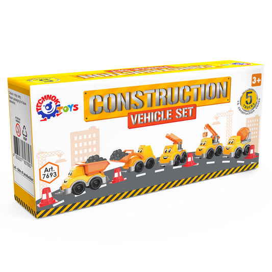 Technok  Construction Truck Set  9 PCS