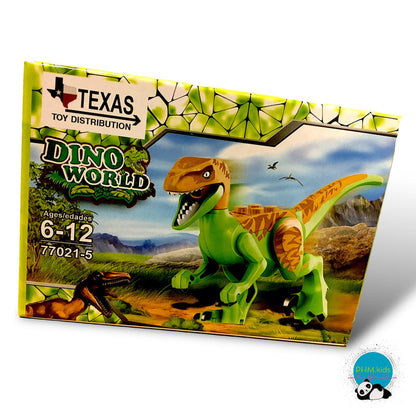 Dino World Dinosaur Brick Kits (16 Assorted Styles)