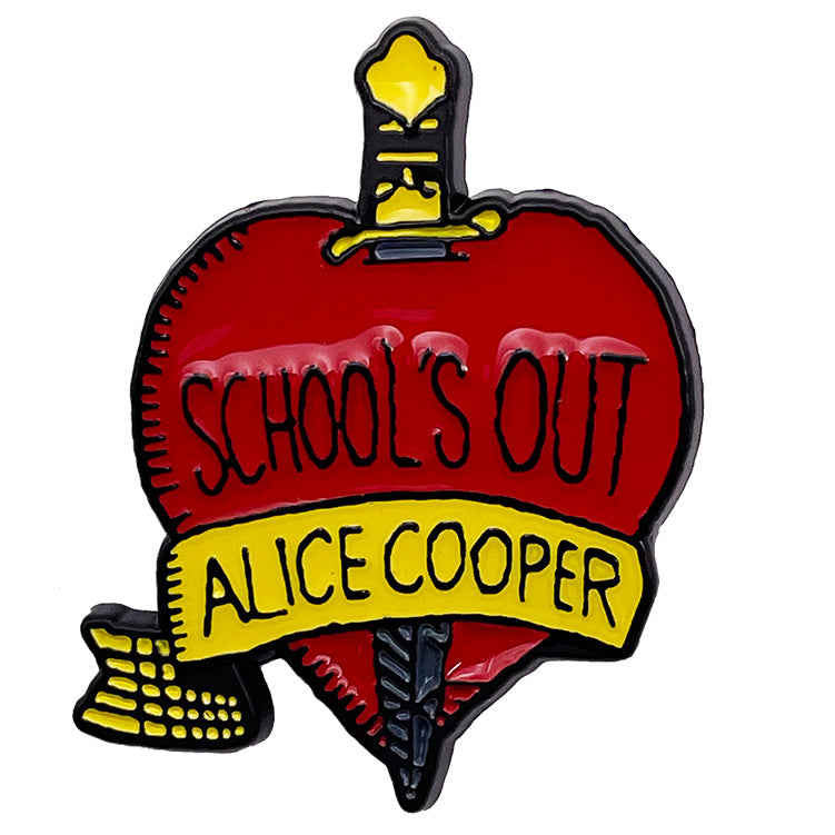 Alice Cooper School's Out Enamel Pin